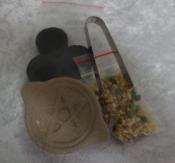 Ceramic Pentagram - Resin Incense Starter Kit