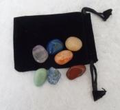 Chakra Tumbled Stone Set with Pouch