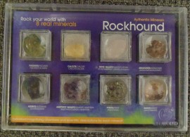 Rockhound Specimin Set - Eight (8) Real Minerals in Individual chambers