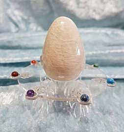 Cream Moonstone Egg