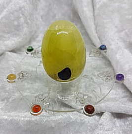 Small Prehnite & Epidote Egg