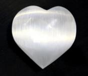 7cm Puffy Selenite Heart