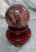 Chevron Amethyst Sphere - 70mm (7cm)