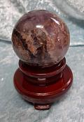 Chevron Amethyst Sphere - 70mm (7cm)