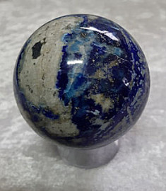 Natural Lapis Lazuli Crystal Sphere