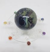 Natural Vivianite Sphere