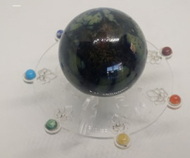 Natural Vivianite Sphere