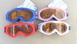 Uvex Snowy Ski / Snowboard Goggles (Red, Blue, Pink or White) - Ideal for Toddlers