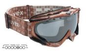 Uvex Apache Pro Ski Goggles - Square/beige - litemirror Silver S3