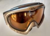 Uvex F2  Ski / Snowboarding Goggles -  Beige Met / Goldlite S1