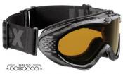 Uvex Onyx Ski / Snowboarding Goggles - Black Met double lens goldgreen S3