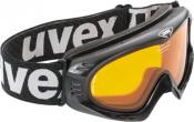Uvex Cevron Ski / Snowboarding Goggles - Black / Goldlite S1