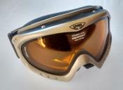 Uvex Cevron Ski / Snowboarding Goggles - Sand / Goldlite S1