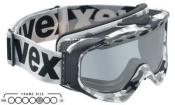 Uvex Uvision Pro Ski Snowboarding / Goggles- Camo White double lens litemirror Silver S3  